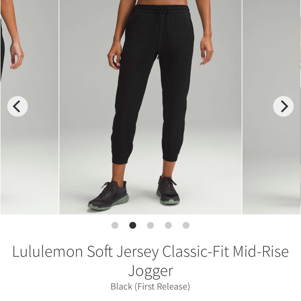 Lululemon soft jersey jogger